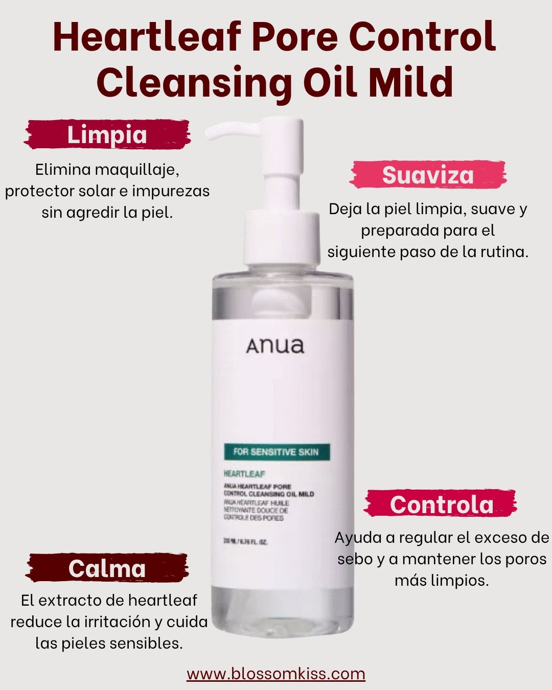 Heartleaf Pore Control Cleansing Oil Mild