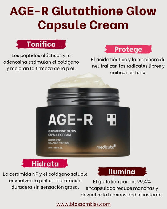 AGE-R Glutathione Glow Capsule Cream